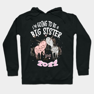 Promoted to Big Sister 2022 Hoodie